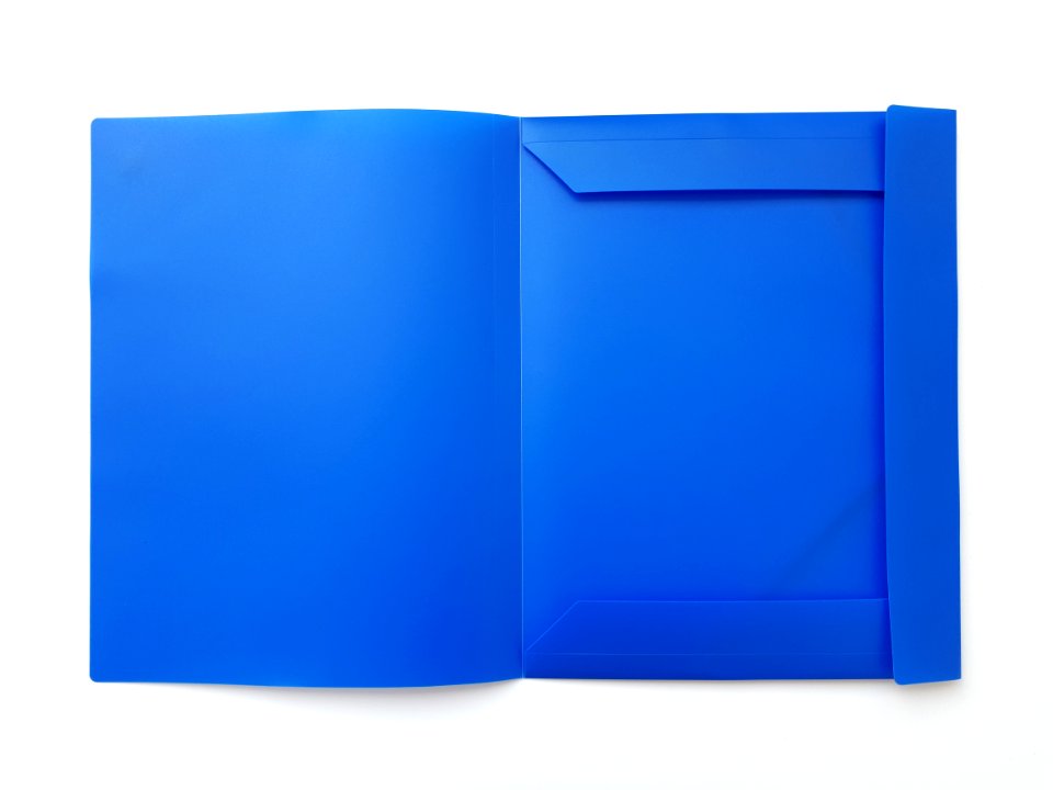 3-Flap_blue_A4_folder_with_elastic_straps_-_A3