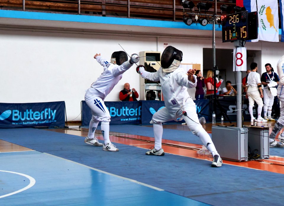 2nd_Leonidas_Pirgos_Fencing_Tournament._Touch_for_the_fencer_Giorgos_Alvanos