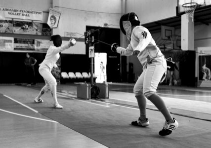 2nd_Leonidas_Pirgos_Fencing_Tournament._Preparation_for_Evridiki_Kolletsou photo