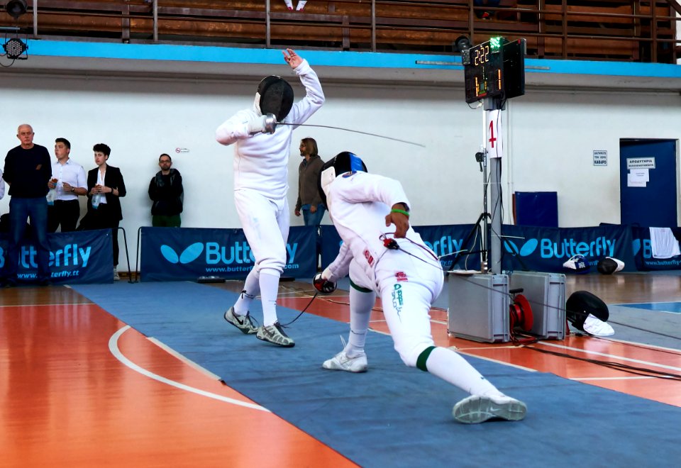 2nd_Leonidas_Pirgos_Fencing_Tournament._Ahmed_Alhoussain_scores_a_foot_touch