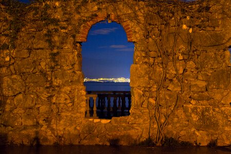 Blue hour island of krk istria photo