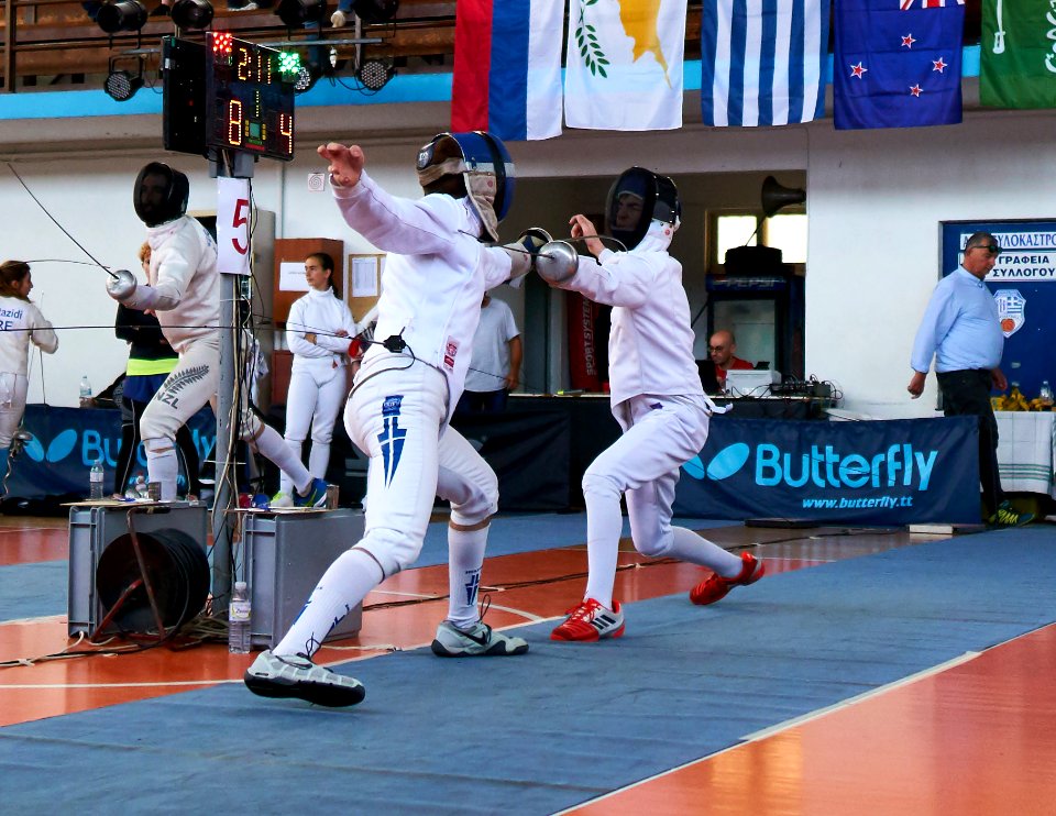 2nd_Leonidas_Pirgos_Fencing_Tournament._Double_touch_for_the_fencer_Vasileios_Stantsios_and_his_opponent