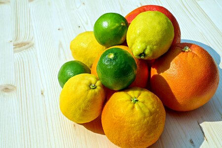Citrus fruits fruits oranges photo