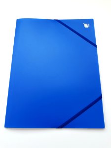 3-Flap_blue_A4_folder_with_elastic_straps_-_A2 photo