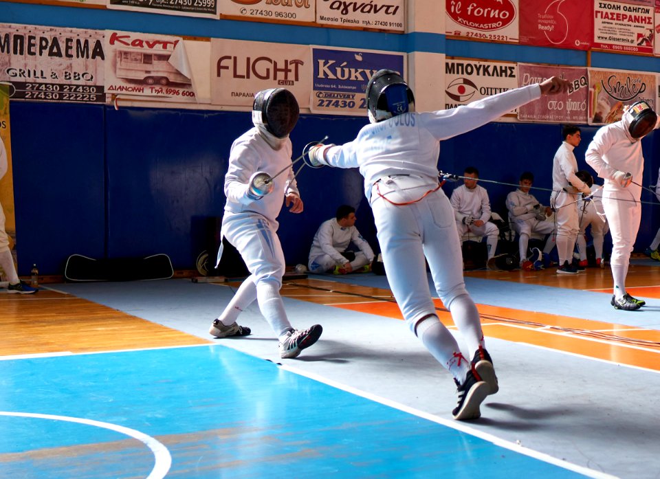 2nd_Leonidas_Pirgos_Fencing_Tournament._Flèche_from_the_right