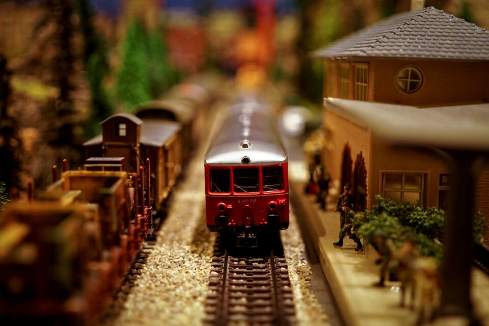 Railway train railroad