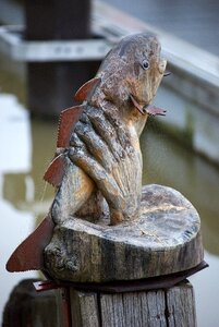 Wood sculpture carvings photo