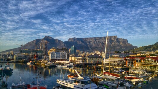 Mountain sunrise south africa photo