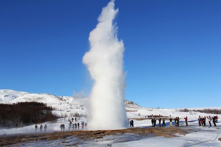 Amazing hot geysers famous