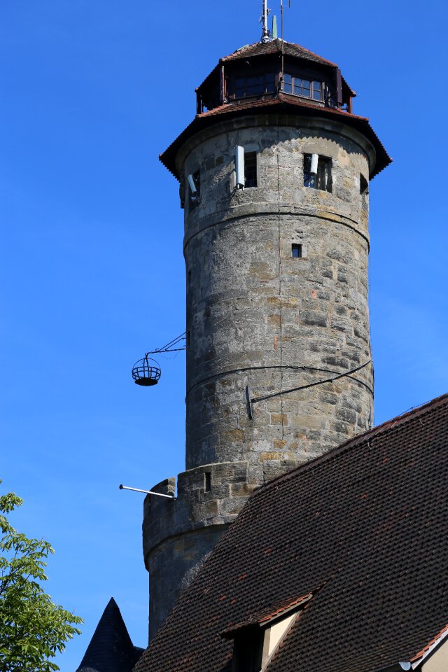 Middle ages castle tower fortress