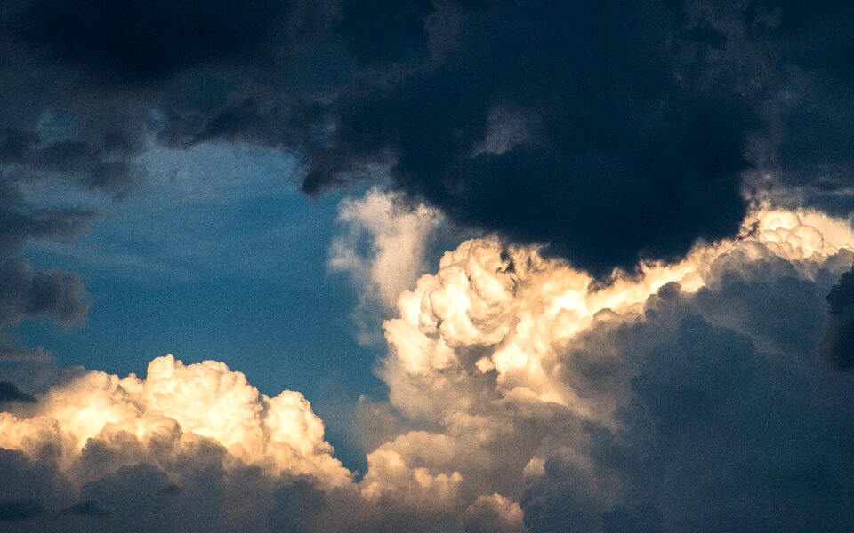 Thunderstorm cumulus nature