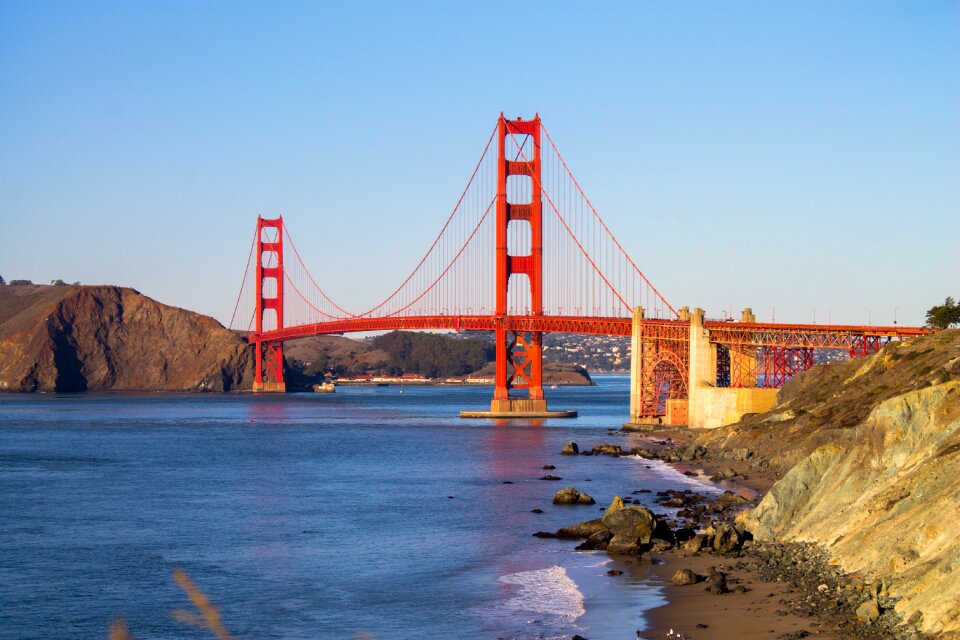 Bridge gate golden photo