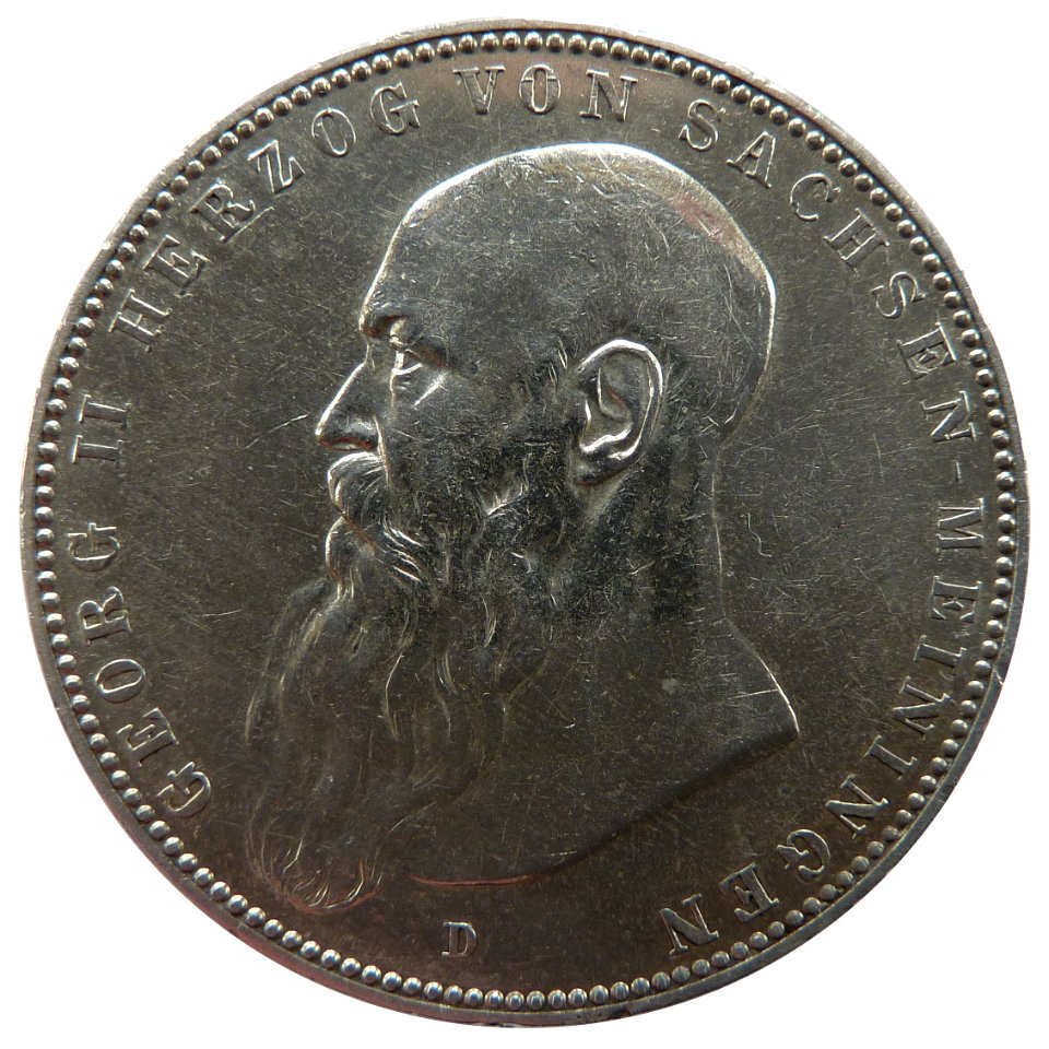 5_Mark_Sachsen_Meiningen_Georg_II