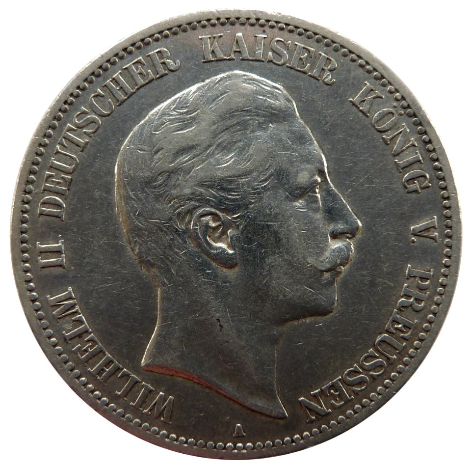 5_Mark_Preussen_Wilhelm_II