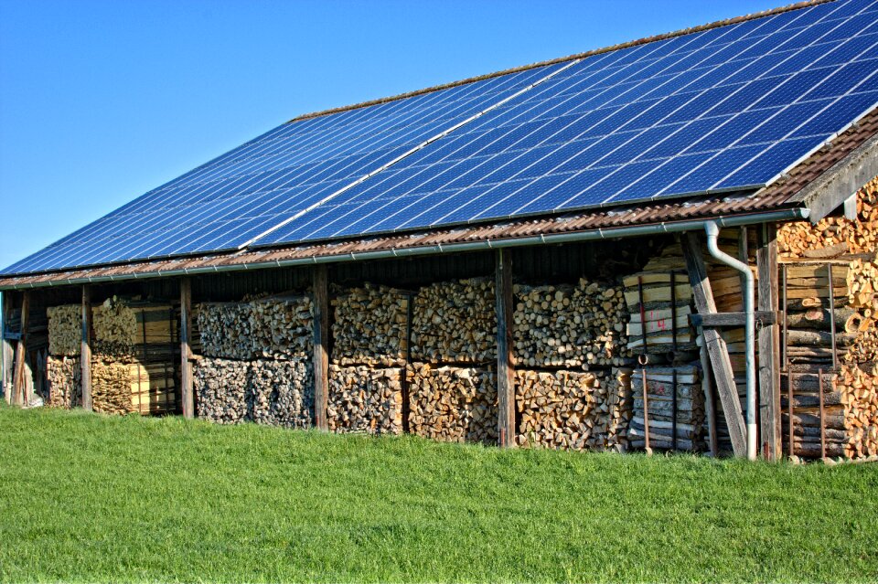 Wood photovoltaic alternative energy