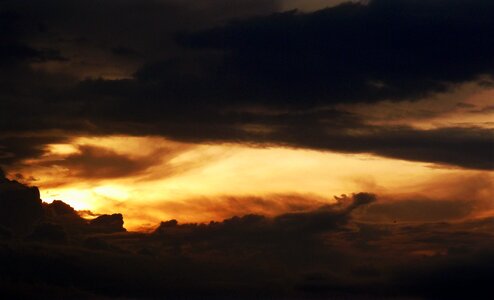 Beach afterglow abendstimmung