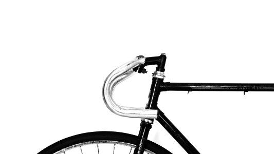 Bike white wheel photo