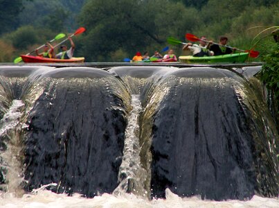 Rafting water kajakować