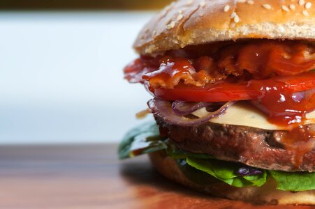 Food hamburger unhealthy