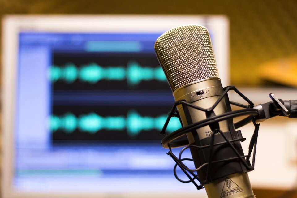 Background sound recording microphone