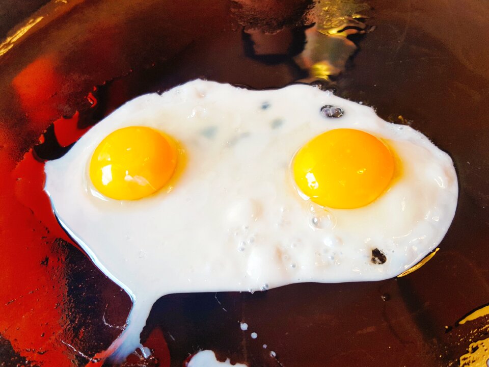 Fried egg eggs delicious