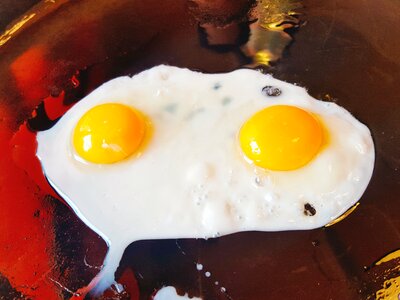 Fried egg eggs delicious