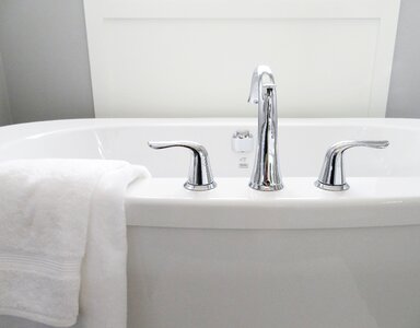 Bath white modern photo