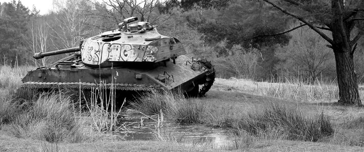 Siegfried line aachen military training area old tank