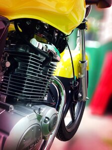 Motorcycle speed urban
