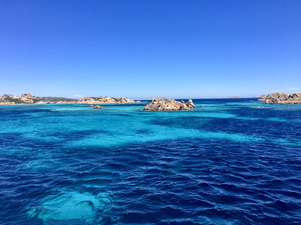 Sea blue sky summer photo