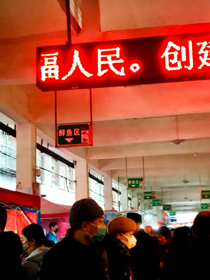 2020-1-23_湖北黄冈黄州区的一个菜市场