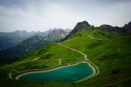 Hiking kleinwalsertal austria photo