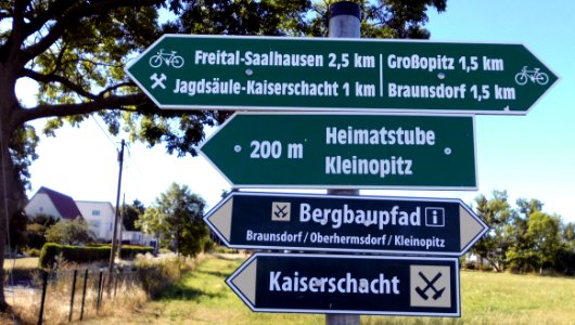 2020_Kleinopitz_Wanderwegweiser_und_Bergbaulehrpfad