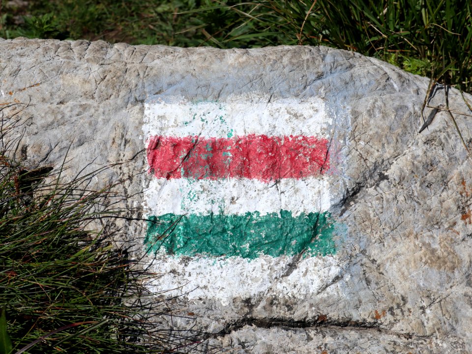2020_Twarda_Kopa,_czerwony_i_zielony_szlak