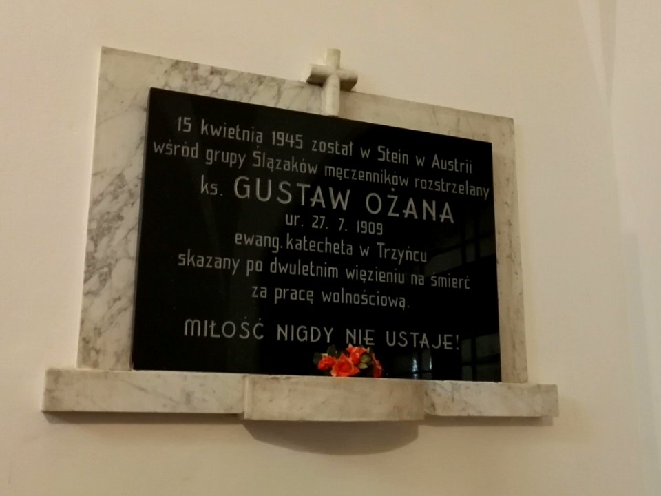 2020_Třinec_Ożana_plaque