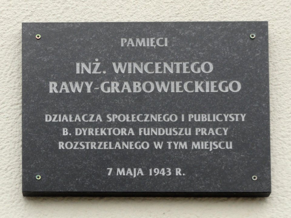2019_Warszawa_Dzielna_7,_inż._Wincenty_Rawa-Grabowiecki,_tablica