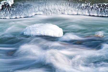 Ice water frozen photo