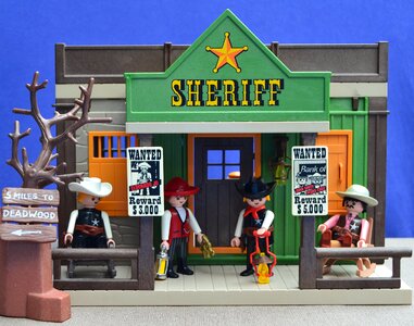 Sheriff cowboys toys