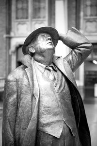 Black and white figure england