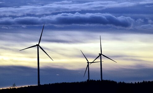 Wind energy pinwheel wind power photo