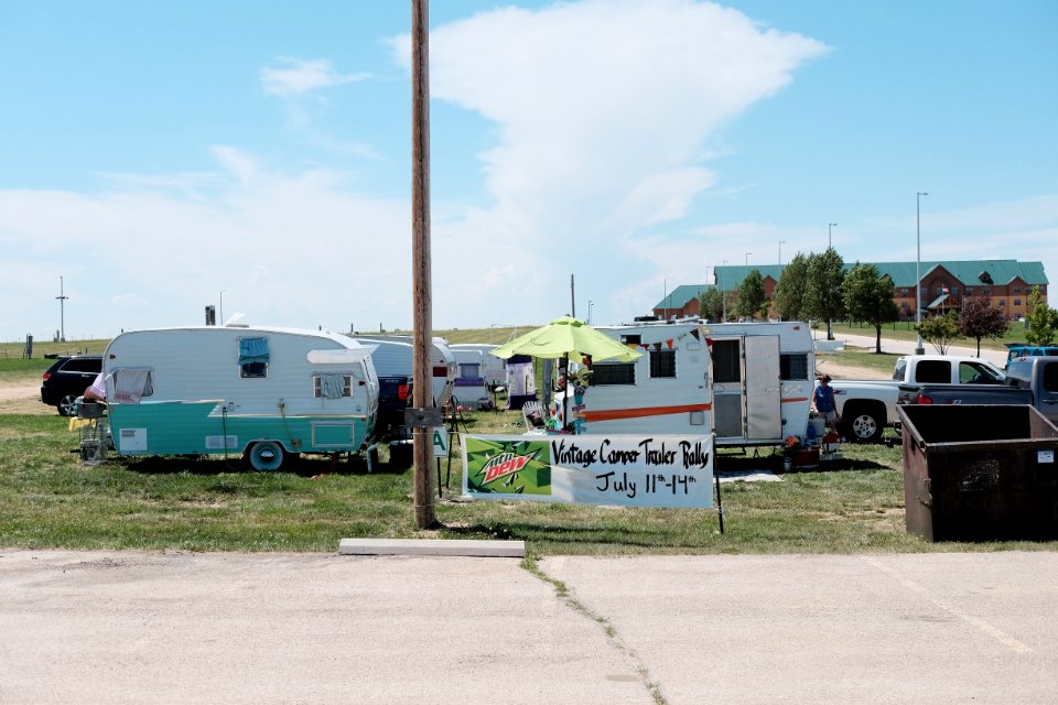2019_Vintage_Camper_Trailer_Rally_sign_at_Cam-Plex_in_Gillette,_Wyoming