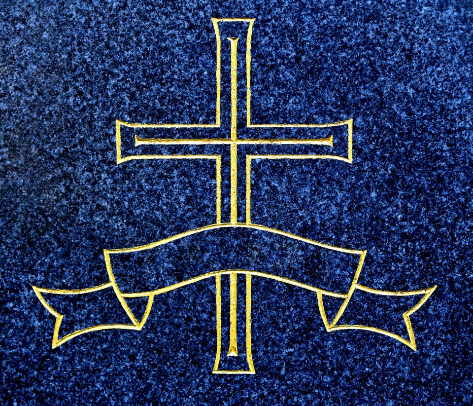 Tape tombstone cemetery