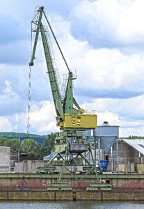 Harbour crane envelope load crane photo