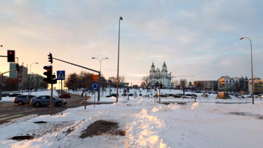 20210131_154322_Intersection_of_Aleja_Jana_Pawła_II_in_Białystok_with_Aleja_Konstytucji_3_Maja