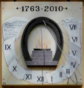 2021_Rammenau_Sonnenuhr_an_der_alten_Schmiede