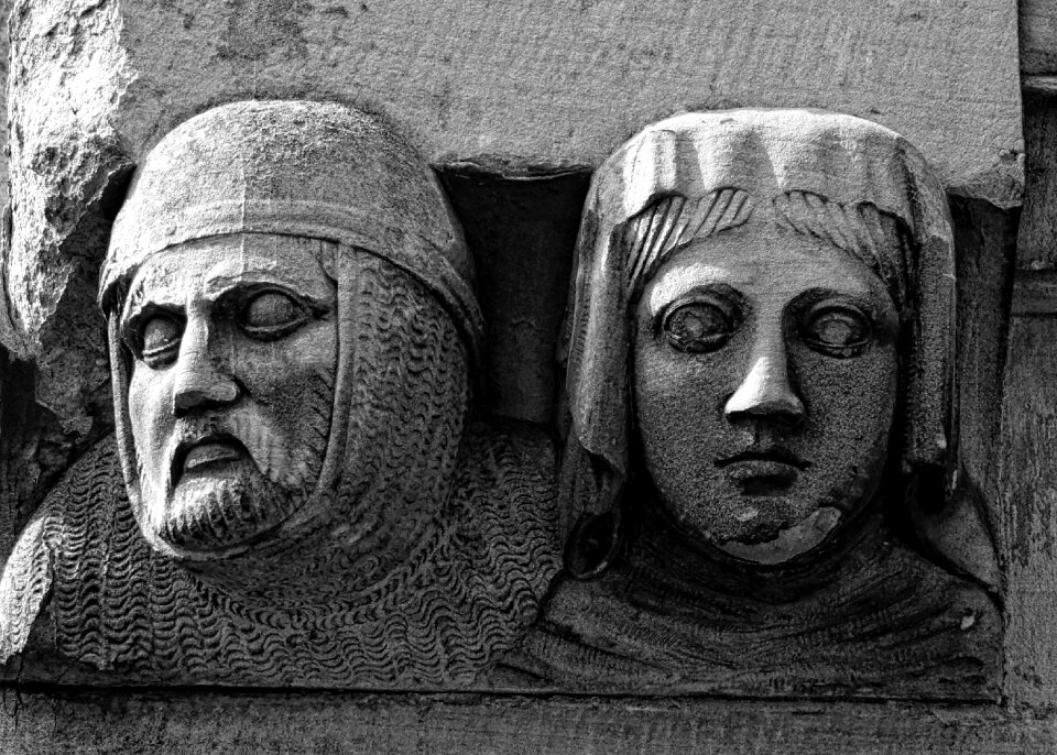 Stone bas-relief ornamental