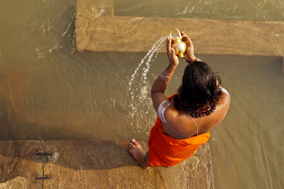 Worship hinduism ancient photo