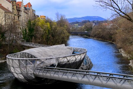 Architecture graz river