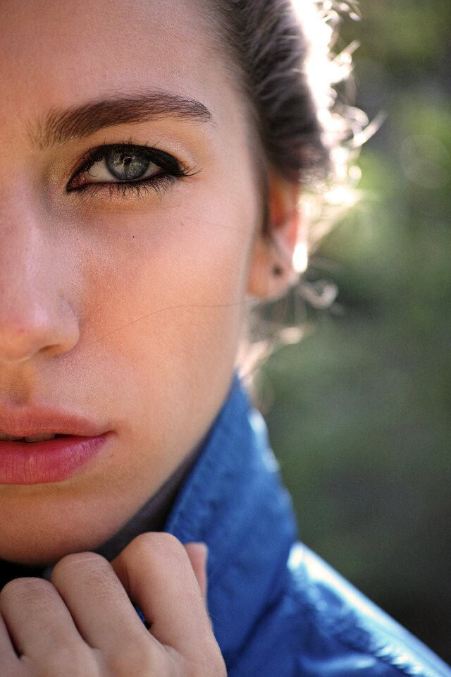 Make-up face photography