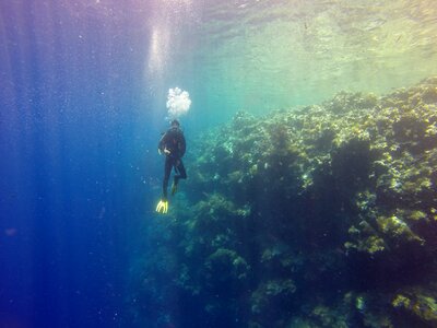 Ocean tropical deep photo